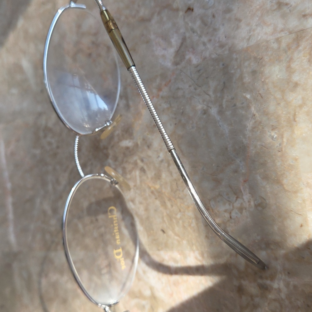 Dior Women's Glasses in Gold and Silver - Picture 5 of 6